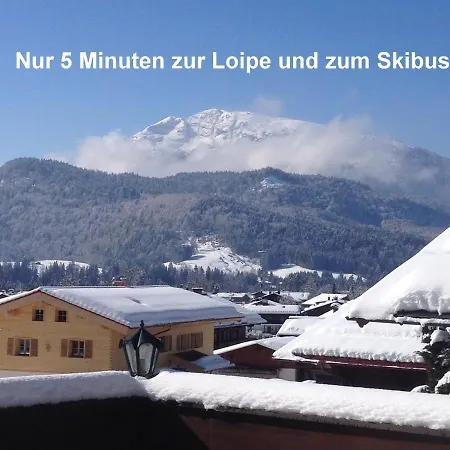 Haus Christl Reit Im Winkl, Kostenloser Parkplatz, Spuelmaschine, 5 Minuten Zum Ortszentrum, Ruhige Lage, Wlan Apartmán *