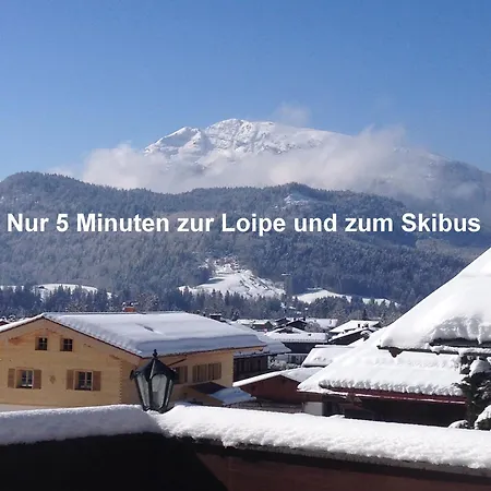 Haus Christl Reit Im Winkl, Kostenloser Parkplatz, Spuelmaschine, 5 Minuten Zum Ortszentrum, Ruhige Lage, Wlan Apartmán *